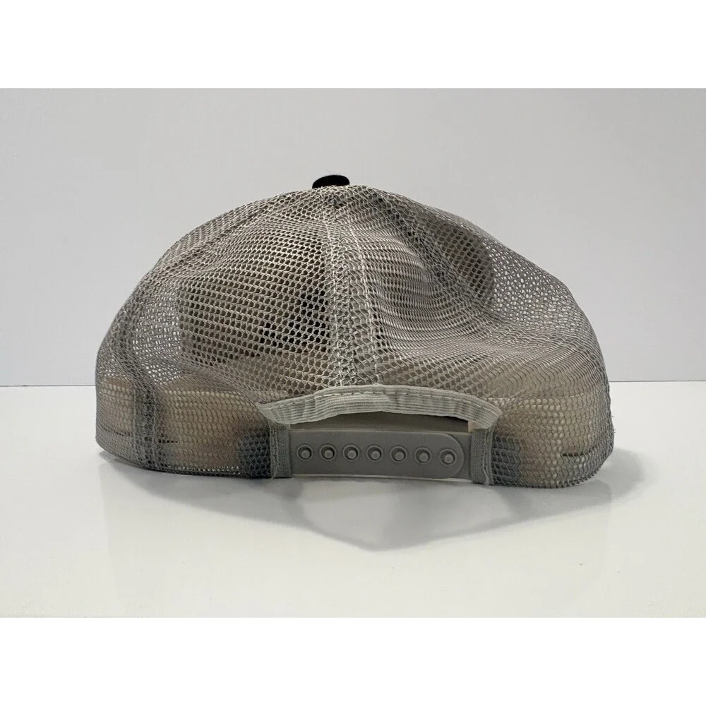 VTG Team Fish Formula Tournament Bass Fishing Gray Snapback Ball Cap Hat